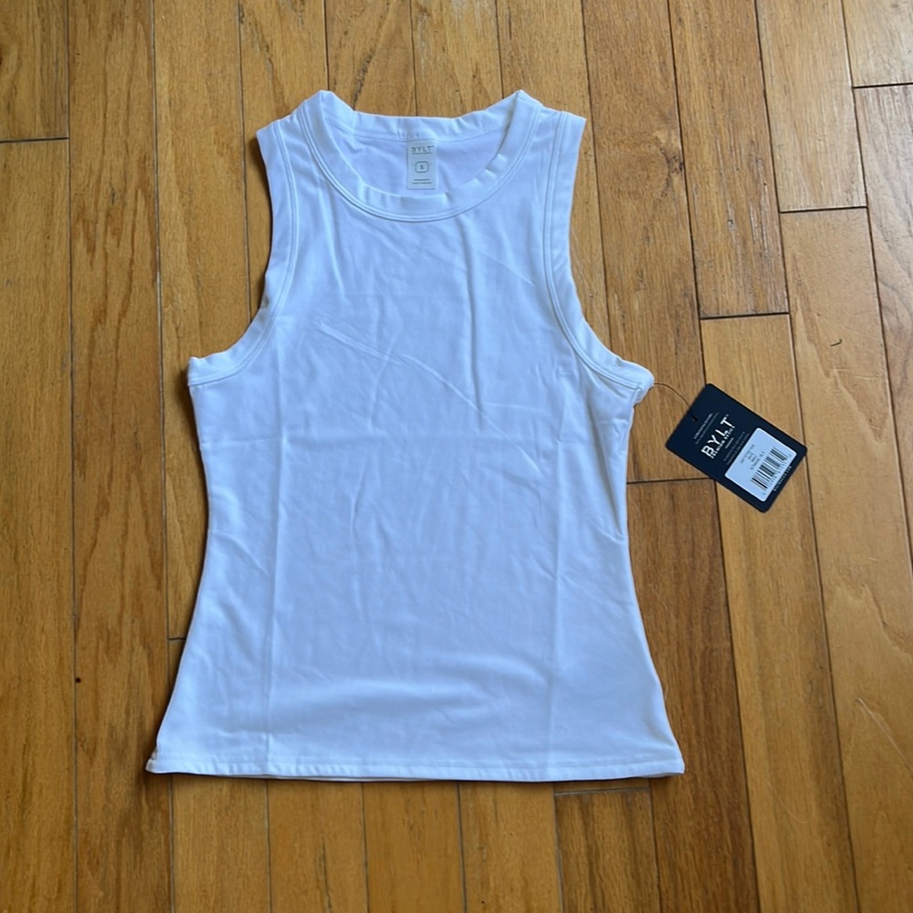 BYLT Basics White Women's Tank Top